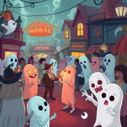 Whose Ghost Is It Anyway? - Text-based game