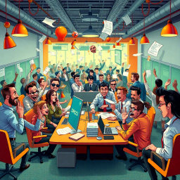 Corporate Coup: The Hybrid Hustle - Text-based game