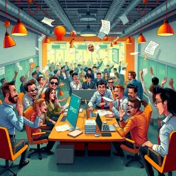 Corporate Coup: The Hybrid Hustle - Text-based game
