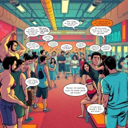 Gymantics: The Social Workout - Text-based game