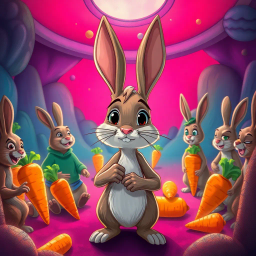 Bun's Bizarre Journey - Text-based game