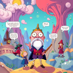 The Great MetaQuest: Whose Adventure Is It Anyway? - Text-based game