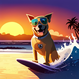 Frisco: The Surfing Dog - Text-based game