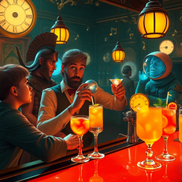 ChronoCocktail: Whose Time Is It Anyway? - Text-based game
