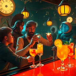 ChronoCocktail: Whose Time Is It Anyway? - Text-based game