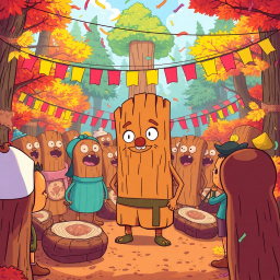 Log Jam: The Timber Takedown - Text-based game