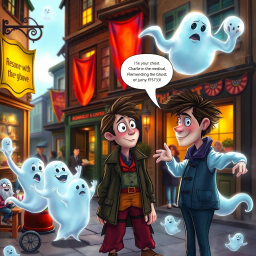 Whose Ghost Is It Anyway? - Text-based game