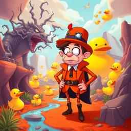 The Paradoxical Chronicles: Whose Quest Is It Anyway? - Text-based game