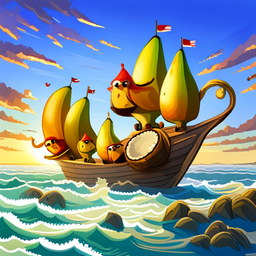 Bananas of the Sea - Text-based game