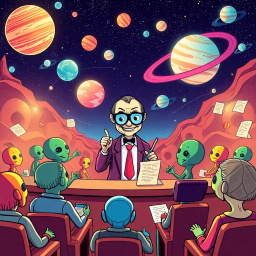 Cosmic Chronicles: Whose Cosmos Is It Anyway? - Text-based game