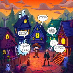 Whose Ghost Is It Anyway? - Text-based game