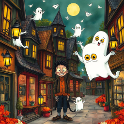 Whose Ghost Is It Anyway? - Text-based game