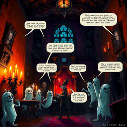 Whose Ghost is it Anyway? - Text-based game