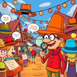 Whose Hat Is It Anyway? - Text-based game