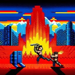 Retro Rampage - Text-based game