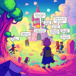 The Great MetaQuest: Whose Adventure is it Anyway? - Text-based game