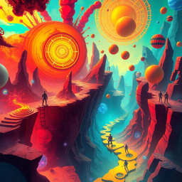 Spectrum Wars: Which Dimension Is It Anyway? - Text-based game
