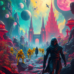 Spectrum Wars: Which Dimension Is It Anyway? - Text-based game