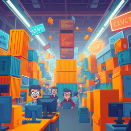 Container Chaos - Text-based game
