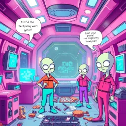 Space Station Diarrhea Squad - Text-based game