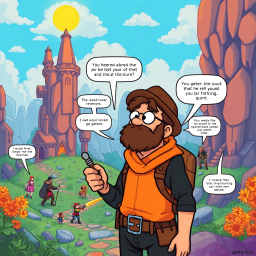 Questception: Who's the Hero, Anyway? - Text-based game