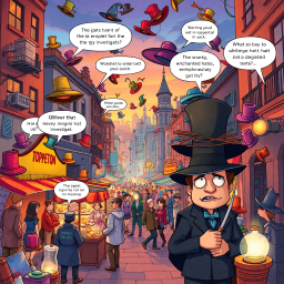 Hat Trickery - Text-based game