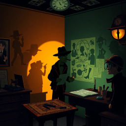Whose Shadow is it Anyway? - Text-based game