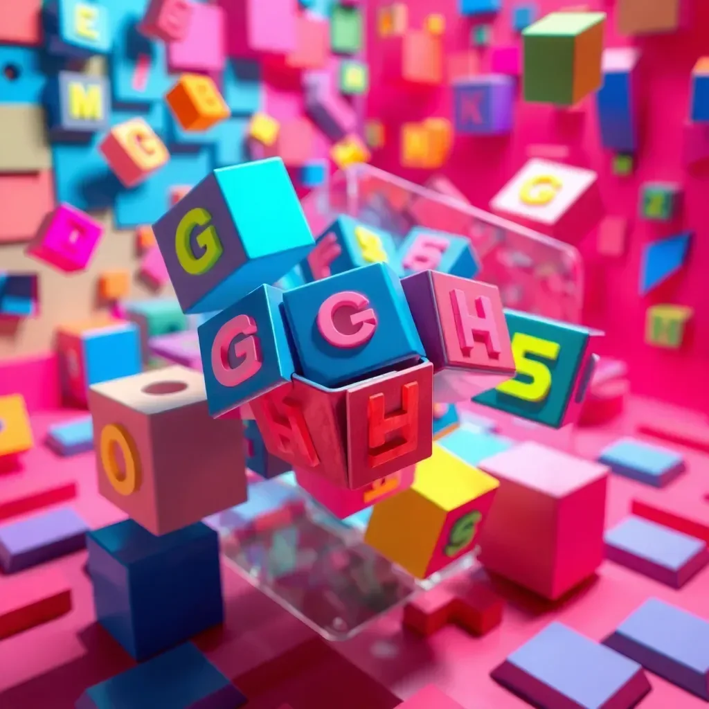 Spinning Glyphs