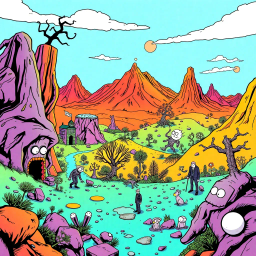 Quest Quest: The Absurd Chronicles - Text-based game