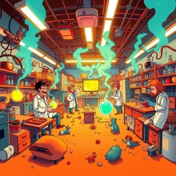 Lab Ruckus: Whose Lab Is It Anyway? - Text-based game
