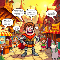 Chronicles of the Clueless: Whose Quest Is It Anyway? - Text-based game
