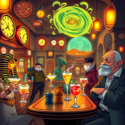 Chronococktail: Whose Time Is It Anyway? - Text-based game