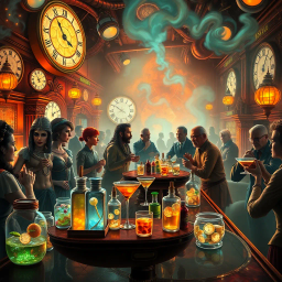 Chronococktail: Whose Time is it Anyway? - Text-based game