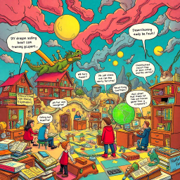 Metamayhem: Whose Adventure Is It Anyway? - Text-based game