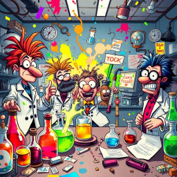 Lab Ruckus: Whose Lab is it Anyway? - Text-based game