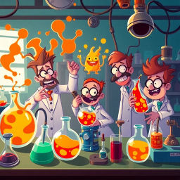 Lab Ruckus: Whose Lab is it Anyway? - Text-based game
