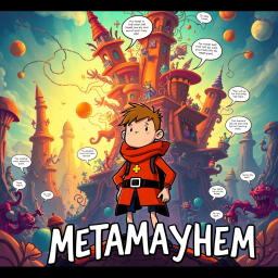 Metamayhem: Whose Adventure Is It Anyway? - Text-based game