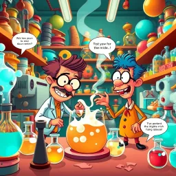 Lab Ruckus: Whose Lab is it Anyway? - Text-based game