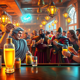 ChronoCocktail: Whose Time Is It Anyway? - Text-based game
