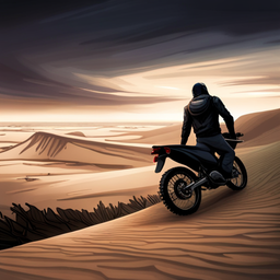 Motorcycle Jack and the Desert Island Mystery - Text-based game