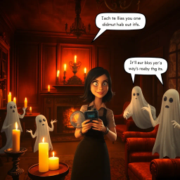 Whose Ghost Is It Anyway? - Text-based game