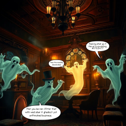 Whose Ghost Is It Anyway? - Text-based game