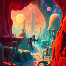 Spectrum Wars: Which Dimension Is It Anyway? - Text-based game