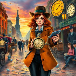 Chrono-Capers: Whose Time Is It Anyway? - Text-based game