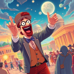 Time Travel Comedy text games