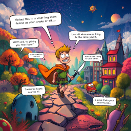 Whose Adventure Is It Anyway? - Text-based game