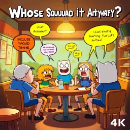 Whose Squad Is It Anyway? - Text-based game