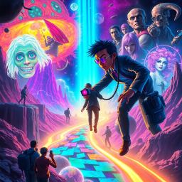 Spectrum Wars: Which Dimension Is It Anyway? - Text-based game