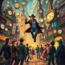 ChronoCrack: Whose Time is it Anyway? - Text-based game