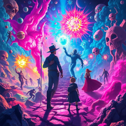 Spectrum Wars: Which Dimension is it Anyway? - Text-based game
